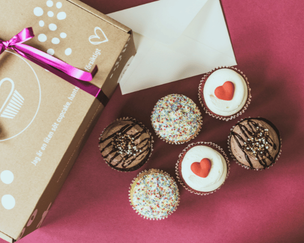 Cupcake gåva - home
